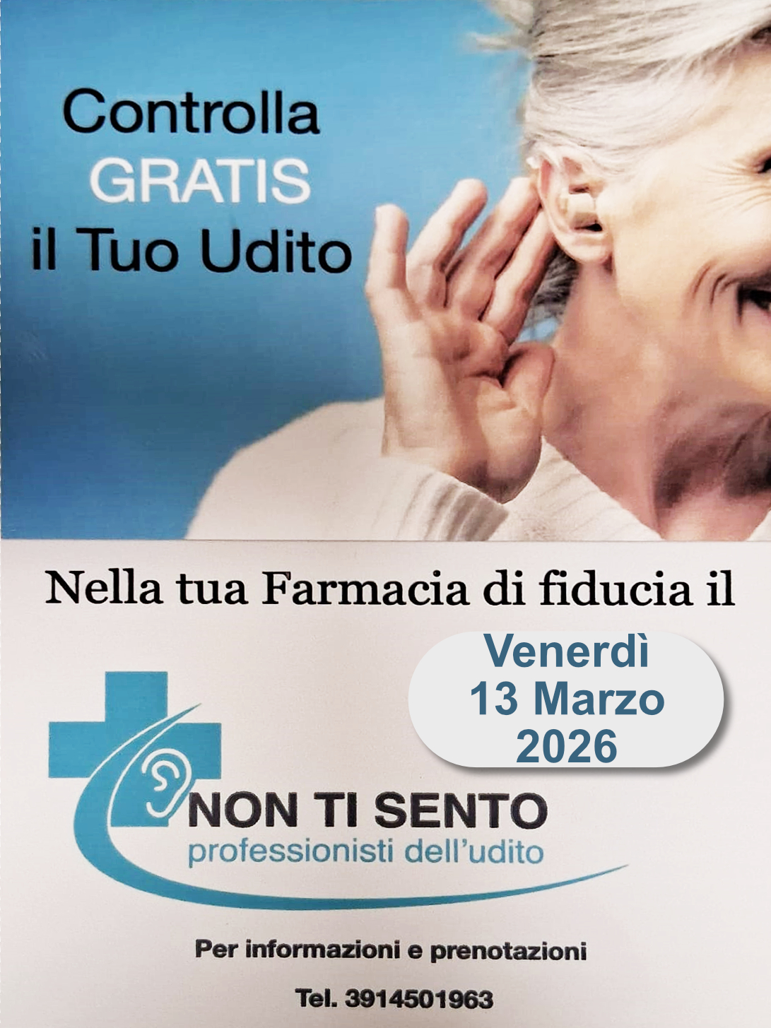 TEST UDITO non ti sento 13 03 26